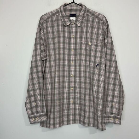 Patagonia Long Sleeve Plaid Button Down M - Picture 1 of 7